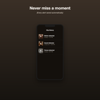 Nookcam app clip history showing saved alerts