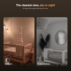 Nookcam clear view compared with a blurry budget camera